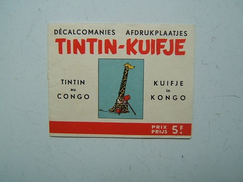 Tintin decalcomanie dar - decalcomanie,