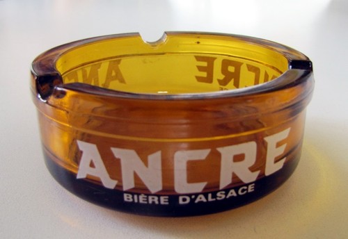 Cendrier verre publicitaire - cendrier,