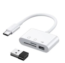3 en 1 USB C Lecteur de carte