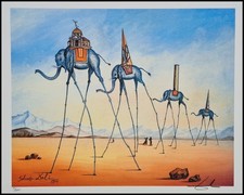 SALVADOR DALI * Éléphants *