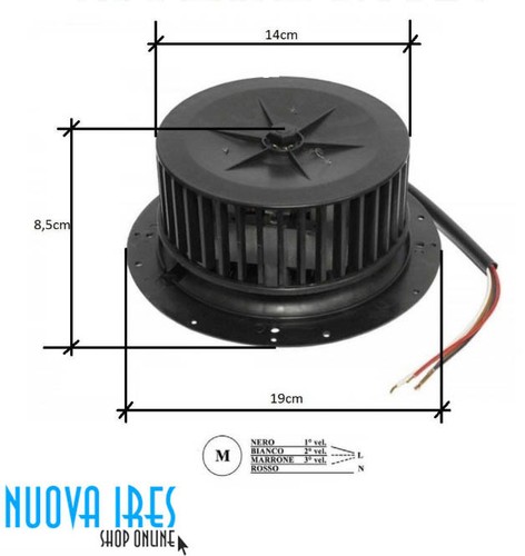 Moteur pour hotte - moteur, vitesses'