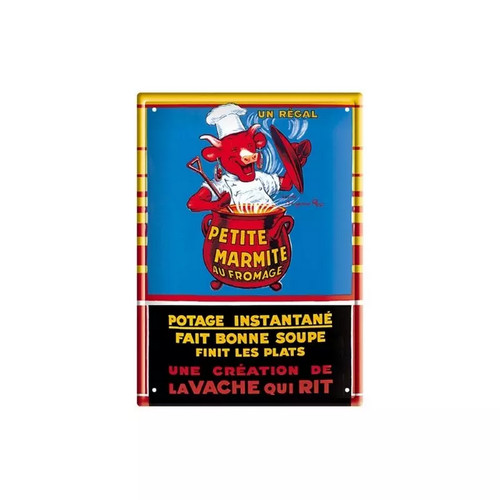 Plaque publicitaire vintage