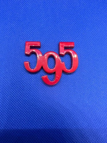 Logo 595 rouge autocollant - logo,