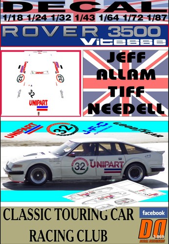 Decal rover sd1 jeff allam - sd1,
