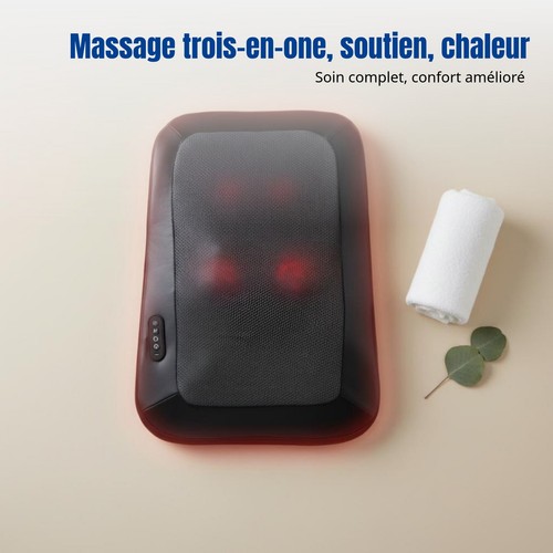 Coussin massage chauffant