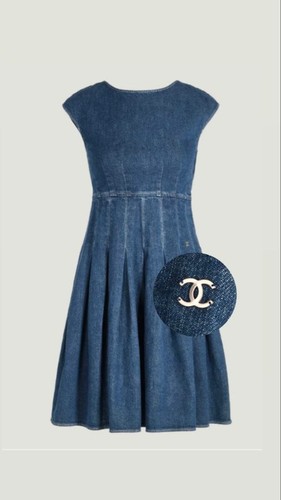 Robe jean chanel - chanel, 36