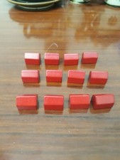 12 HOTELS BOIS Ancien JEU DE