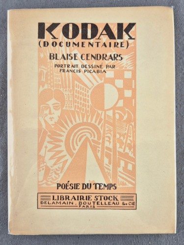 Blaise cendrars kodak e - cendrars, "kodak"