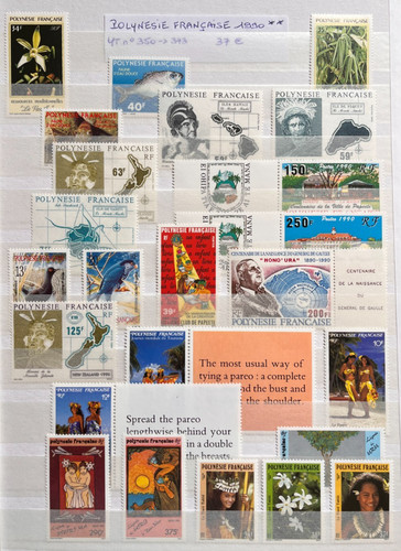 Timbres polynesie francaise - timbres,