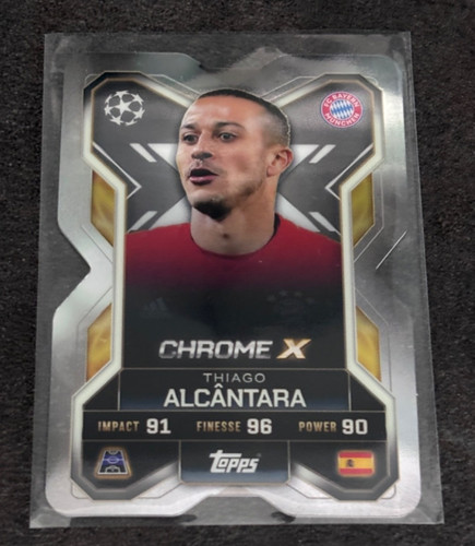 Carte thiago alcantara - thiago, topps
