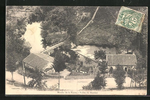 Cpa nontron moulin la - moulin,
