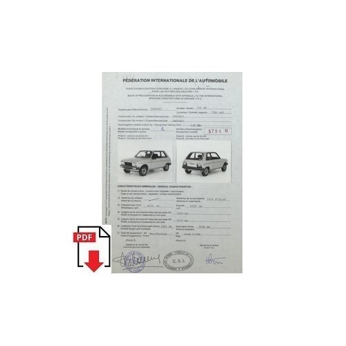 1980 peugeot 104 fiche - 1980,