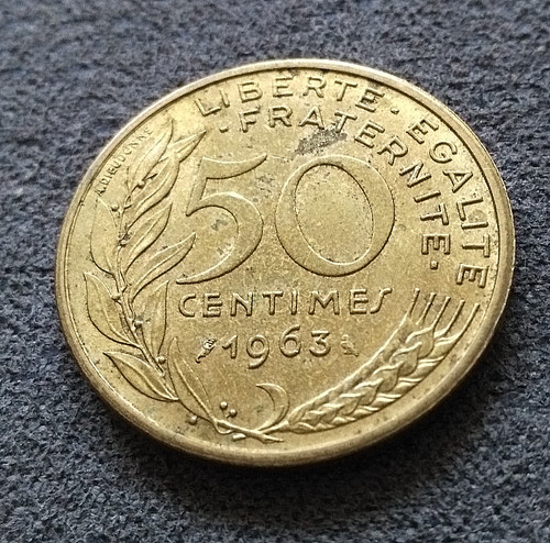 Monnaie france centimes - monnaie, 50
