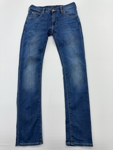 Jean droit bleu homme armani - bleu,