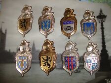 8 INSIGNES GENDARMERIE ANCIENS .COLLECTION.