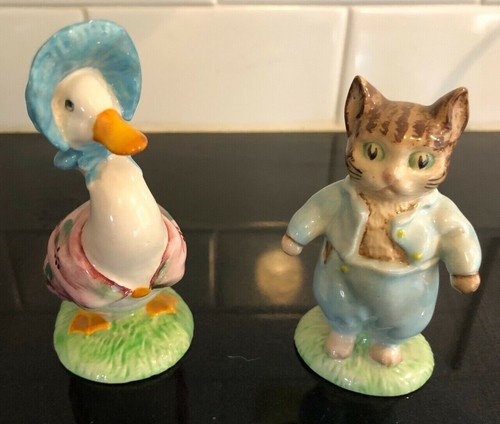 Beatrix potter beswick vtg set - potter,