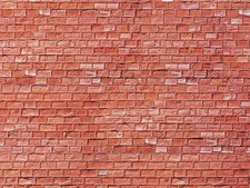 Faller 170613 - Plaque décor - brique grès rouge - HO