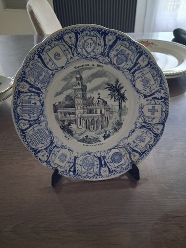 Assiette faïence de - ,
