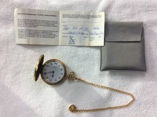 Montre gousset dorée 17 rubis antichoc