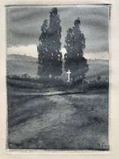 Auguste Fabre Gravure Eau