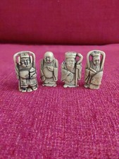 Figurines sages japonais en plastique Jacquet 1980