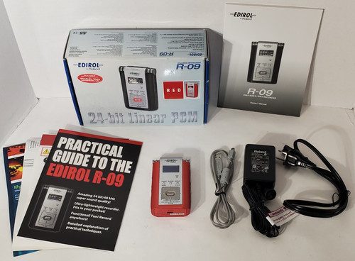 Edirol recorder boxed - r-09,