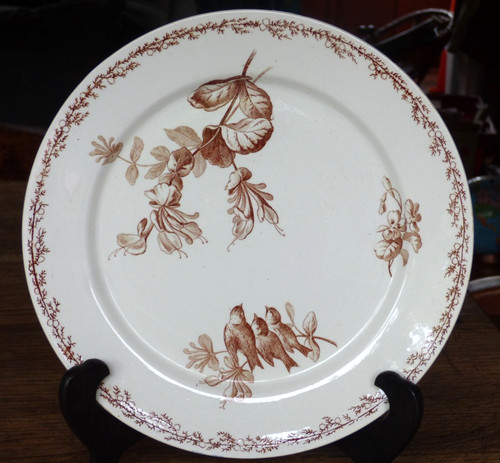 Anciennes assiettes plates - anciennes,