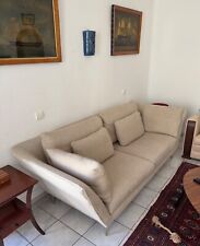 canapé 3 places tissu Poltrona Frau. Longueur 2,30m.Housses amovibles.