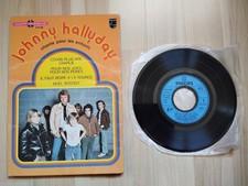 Rare : livre-disque Johnny Hallyday chante pour les enfants 1973