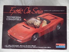Maquette FERRARI Testarossa Convertible 1/24° MONOGRAM