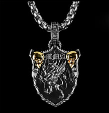 Collier chaîne homme - , blason
