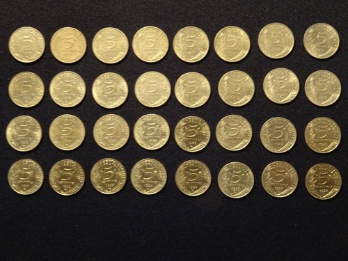 Superbe série 32x centimes - 32x,