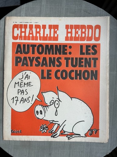 Charlie hebdo 256 - no., october
