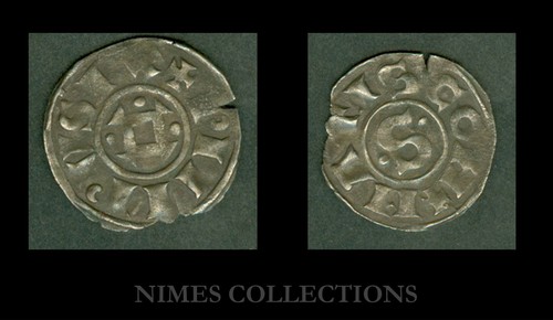 Monnaie medievale denier - monnaie,