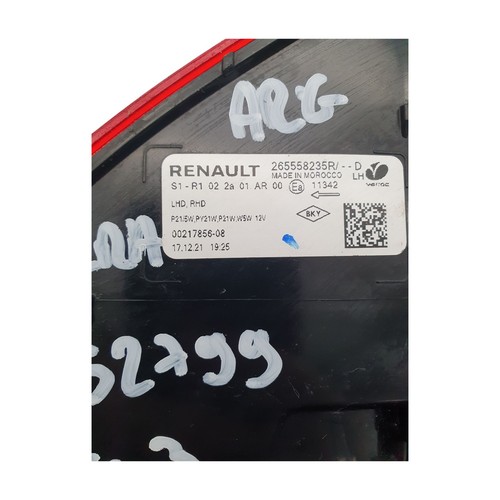 Feu arriere gauche dacia - arriere,
