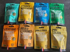 Infusion tissane thé cbd plusieurs et différentes variétés. Sachet 10g