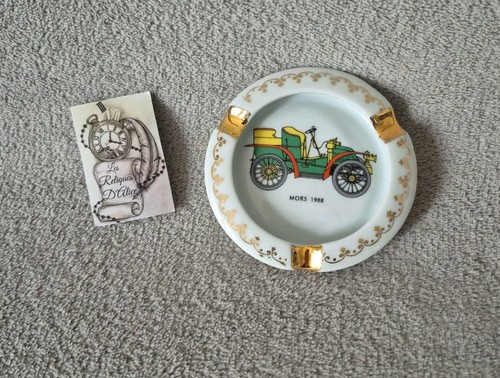 Cendrier porcelaine décor - en,