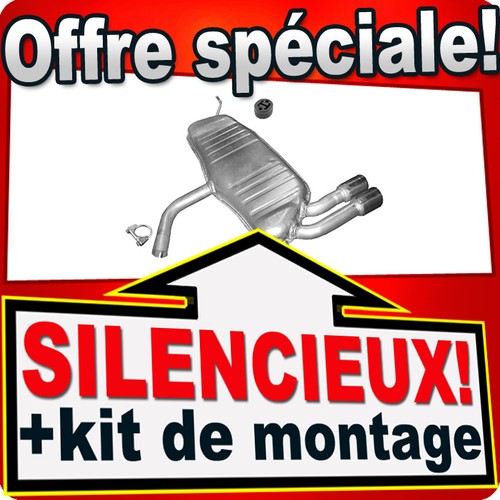 Silencieux arriere pour audi - silencieux,