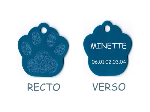 Medaille gravee chien - gravee, ou