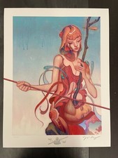 James Jean - Erhu (Not Banksy, Hirst, basquiat, Dface, Warhol, JonOne)