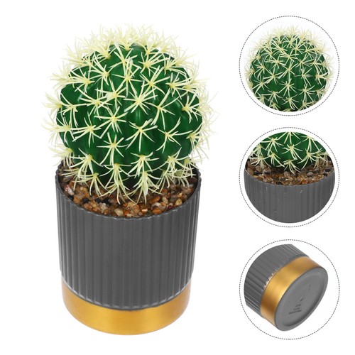 Faux cactus figurine - faux,