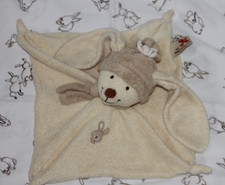Doudou plat Lapin écru