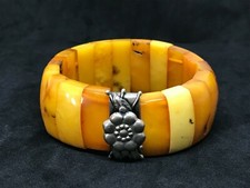 Ancien Bracelet Ambre Vintage