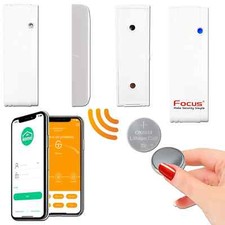 FOCUS Meian Centrale Alarme Fenêtres Baie Vitrée SmartPhone 4G Réseau Ethernet