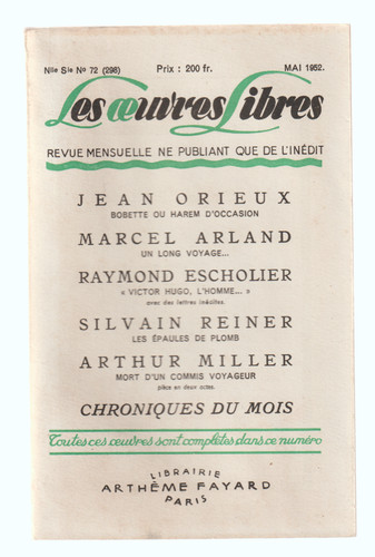 Les oeuvres libres - les, n°72