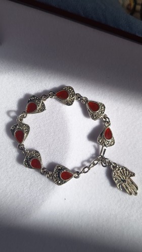 Bracelet filigrane argenté - , et