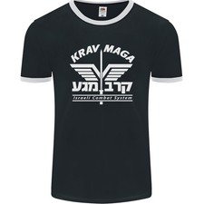 Krav Maga Système De Défense Israélien MMA T-Shirt Ringer Pour Hommes FotL
