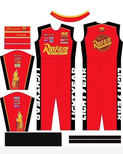 Kart racing suit - racing, with
