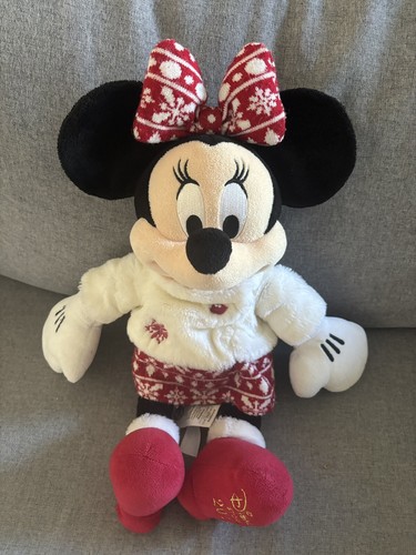 Minnie mouse plush christmas - plush,