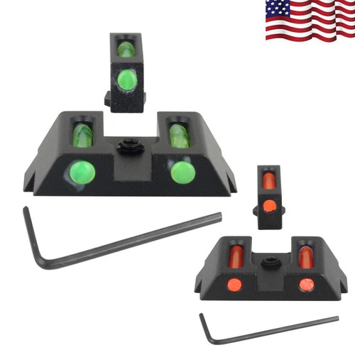 Fiber optic front rear sight - front,